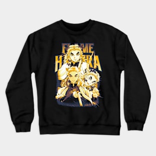 Flame Hashira Bootleg Crewneck Sweatshirt